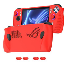 Voor Ally Draagbare Gameconsole, All-Inclusive Siliconen Beschermhoes, Draagbare Anti-Val Beschermhoes, Rood