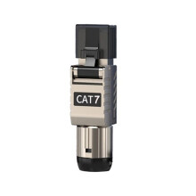 1St RJ45 Cat7 Ethernet-Kabelkontakter RJ45 Metallverktygsfri Enkel Termineringsplugg 2000MHz 40G LAN-Kabel 22AWG - 24AWG