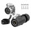 Industrial Waterproof Connector IP68 Quick Plugging Circular Connector Anti-Interference Shell Connector (3 Pin) 1