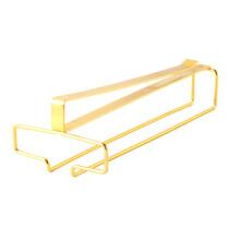 Wine Glass Rack, Under Cabinet Metal Wine Glass Holder, Stemware Rack, Hanging Wine Glass Stroage Rack Organizer-A