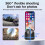 Automatic Face Tracking Gimbal Mobile Phone Holder 360 Rotation AI Face Recognition Phone Tripod for Vlog Video Black 2