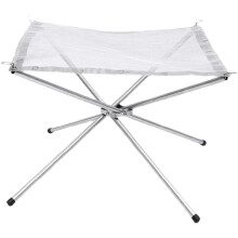 Foyer D'Extérieur Portable Amélioré, Foyer de Camping Pliable en Maille pour le Camping, Feu de Camp avec Sac de Transport