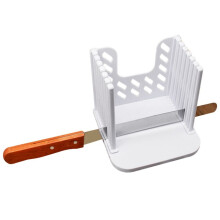 Bread Slicer Toast Cutter Foldable Homemade Bread Slicing Adjustable Toast Slicer Toast Cutting Guide for Homemade Bread