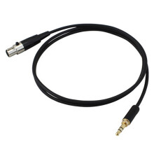 3.5mm Jack to 3Pin XLR Female for BM800 PC Headphone Mixer Microphone Stereo Camera Amplifier 0.5M