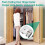 Adjustable 180 Degree Hinge, Locking Hinge Folding Hinge, Adjustable Door Hinge, Leaf Table Hinge, 4PCS 8