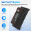100A Solar Charge Controller Solar Panel Controller 12V 24V LCD Display Solar Panel Battery Regulator with USB Port 6