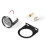 2 inch 52mm 12V White LED Pointer Car Oil Temp Temperature Gauge with Sensor Black 6