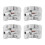 Adjustable 180 Degree Hinge, Locking Hinge Folding Hinge, Adjustable Door Hinge, Leaf Table Hinge, 4PCS 1