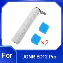 3 PCS Roller Brush and Sponge Set for JONR ED12 Pro Floor Scrubber Replacement Parts Main Brush Sponge