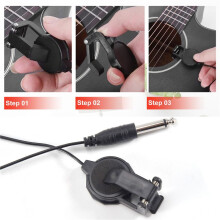 Clip- Pickup for Acoustic Guitar Mandolin Bouzouki Violin Banjo Ukulele Lute
