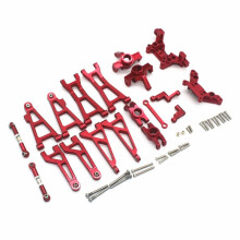 Metall-AufhäNgungsarm-Lenkblocksatz für HBX 16889 16889A 16890 16890A SG1601 SG1602 1/16 RC Car Upgrades Parts Kit,1