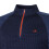 Calvin Klein (M, Navy/Orange) Calvin Klein Mens 2026 Micro Grid CK 1/2 Zip Mid Layer Baselayer 3