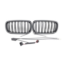 Dual Front Kidney Grille W/ LED Light 51117294486 51117294485 for X5 F15 X5M F85 X6 F16 X6M F86 2013-2018