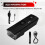 Bicycle Front Light Rechargeable Bike Headlight with Horn Wireless Remote Control Bicycle Flashlight for Riding 6