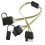 4 Pin Flat Y-Splitter Plug Adapter with Dual Output for LED Tailgate and Trailer Lights 1