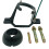 Ceiling Fan Mounting Bracket Kit Metal Inclined Ceiling Support Adapter for Home Balancing Adapter Kit 1