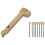 Multi Camping Hammer / Tent Peg Hammer Outdoor Camping Tent Tool -Ground Dinghammer, Pull & Open Bottle Feature 1