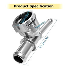 Aluminum Heating Hose Fitting for for for JL 2.0 18-24 68280784AB Heater Hose Connector Car Accessories