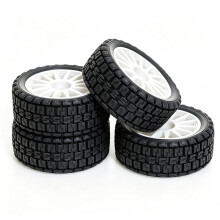 Pour MJX 14304 1/10 Accessoires de Voiture RC Pneus de Rallye D'Origine Pièces de Rechange pour Performance Améliorée Blanc