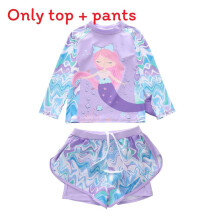 (Swimming,5XL(Child))Ensemble maillot de bain fille avec matière polyester pour activités nautiques vacances d'été