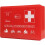 Auto-Erste-Hilfe-Set - TOYA - E-01 - 21x14x5,5 cm - Rot - Langlebiger Kunststoff - Gazebinde 1