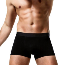 60S Hoogwaardige Naadloze Hygiënische Herenondergoed Trunks Actief Zwart XXXL