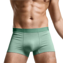 60S Hoogwaardige Naadloze Hygiënische Herenondergoed Trunks Emerald Groen XXL