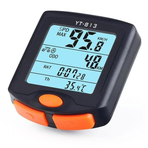 Bicycle Computer Wired Bike Speedometer Digital Multifunction Bicycle Stopwatch Motion Sensor Speed Counter 2