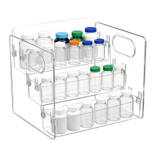Organisateur de Rangement Ă 3 Niveaux pour Vitamines, pour Flacons de Vitamines, Ă Poser sur le Comptoir ou dans la Salle de Bain