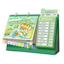 2025 Desk Calendar Year of the Snake Tabletop Flipes Monthly Calendar Schedules Planner with Labels for Kids Planning