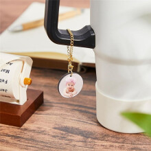 72-Delige Bedelsaccessoires voor Bekerbekers met Handvat, Gepersonaliseerde Naamplaatjes Handvatdecoratieset voor Bekerbekers Goud