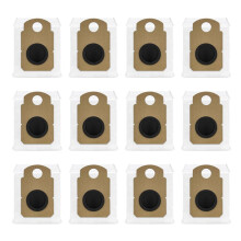 Dust Bag Compatible with V10 Optic+Auto-Empty Dok Vacuum Accessories Large Capacity Replacement Dust Collection Bags 12PCS
