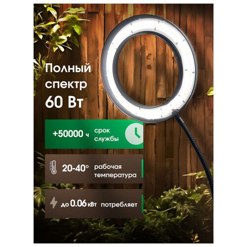 Plant Light, Plant Growth Light, Adjustable Height and Angle, Suitable for Indoor Plants