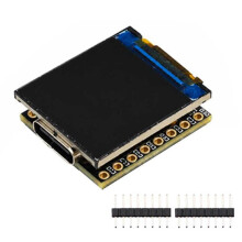 Placa de Desarrollo LCD ESP32-C6 Pantalla LCD de 0.85 Pulgadas 128x128 con Luz RGB Puerto Wi-Fi de 2.4 GHz +