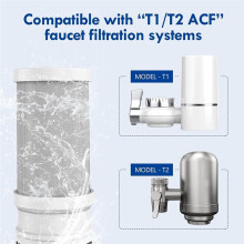Faucet Water Filter Replacement for Vortopt T1 / T2 T6Replacement Parts Reduces Chlorine Taste Odor