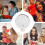 2pcs Flexible Gooseneck Makeup Mirror with LED Light 10X Magnifying Mirror Suction Cup Bright Diffused Light 2