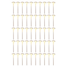 50 Pièces Pinceau en Forme de Ventilateur Multi-Usages, Pinceau Surligneur Doux, Pinceau pour Poudre Libre, Pinceau pour Masque Facial, Outil de