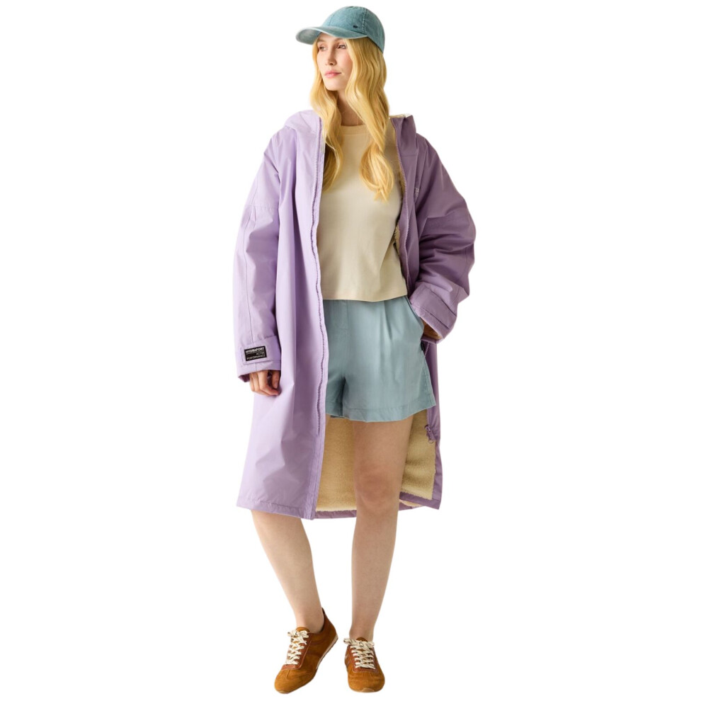 Regatta (Xs/S, Pansy) Outdoor Active Unisex Waterproof Zip Beach Surfing Changing Robe
