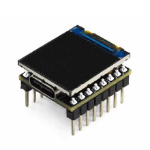 Placa de Desarrollo de Pantalla LCD de 0.85 Pulgadas ESP32-C6 128x128 con LED RGB Puerto Wi-Fi de 2.4 GHz +