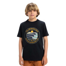 (XS, Black) Quiksilver Kids Evo Three Seas Short Sleeve T-Shirt