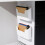 Kitchen Wall Mounted Sticky Storage Rack Cabinet Door Storage Box Drawer Shelf Bathroom Storage Rack 7