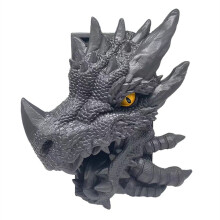 Stojak na Książkę Ze Smokiem Friar Dragon Podpórki na Książki Końcówki do Książek, 7-Calowy Stojak na Książkę z Żywicy
