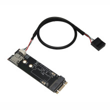 M.2 B Sleutel Naar M Sleutel Adapterkaart voor 4G/5G Module M.2 Adapter met SIM-Kaartsleuf PCIe Protocol voor 3042 3052 NGFF NVMe