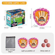 (Basketball Light 3)Camping Game Soft Light Up Target Ball Set For Kid Outdoor Play Interactive Gift