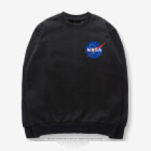 (pink,2XL)Suéter De La Nasa Nasa Print Unisex Hip Hop Hoodie 2018 Pullover