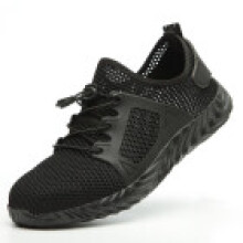 (Black,EU46)Chaussures de travail sécurité homme indestructibles bout acier ventilation bottes pare-balles