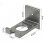 Modern Space Aluminum Bathroom Shelf With No Drilling Installation For Shampoo 3