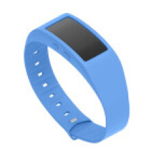 (Blue,L)Soft Rubber Replwatch Strap Solid Color Fashion Simple Daily Tpu Material