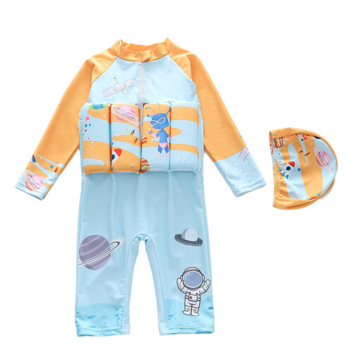 (Egg Shell,2XL(Child))Boys Cartoon Dinosaur Floatation Swimsuit Suitable For Safe Activity Water 1
