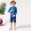 (Style 7,M)Childrens Long Sleeve Swimsuit With Quickdry Technology For Beach Pool And 10